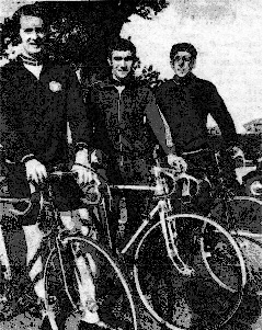 John Aston (1st), Malcolm Bradley (2nd) and Cliff Ash (3rd) – First ever SCCA Interclub 25, 1973